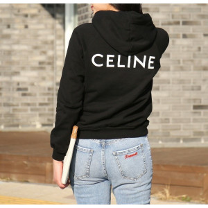 CELINE 셀린느 백로고 네임 커플 후드티