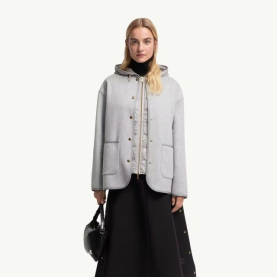 MONCLER 몽클레어 캐시미어 하이브리드 후드 자켓 2COLOR