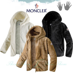 MONCLER 몽클레어 보아털 후드 집업