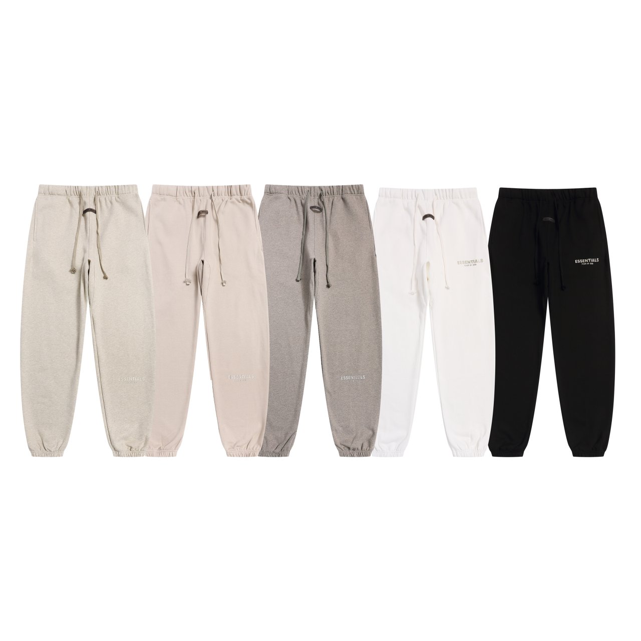 FEAR OF GOD 피어오브갓 에센셜 736 로고 플리스 스웨트 팬츠