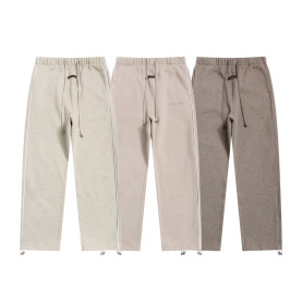 FEAR OF GOD 피어오브갓 에센셜 923 파이핑 플리스 스웨트 팬츠