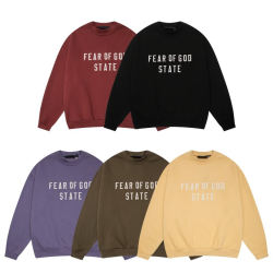 FEAR OF GOD 피어오브갓 에센셜 1839 스테이트 플리스 스웨트 셔츠