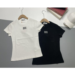 MIUMIU 미우미우 로고 티셔츠