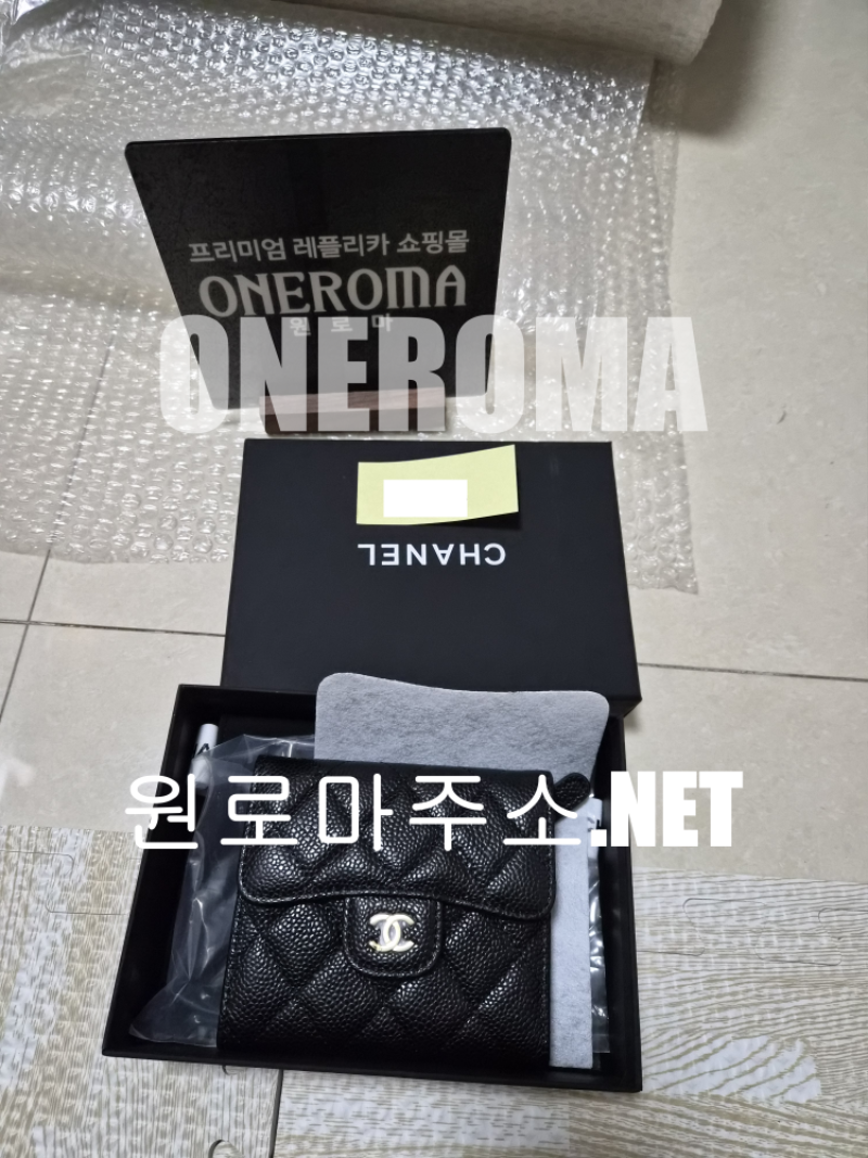 이*아 고객님 샤넬 클래식 캐비어 플랩 지갑
