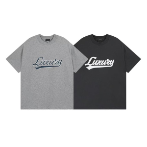 BALENCIAGA 발렌시아가 3277 럭셔리 스크립트 구제 워싱 반팔