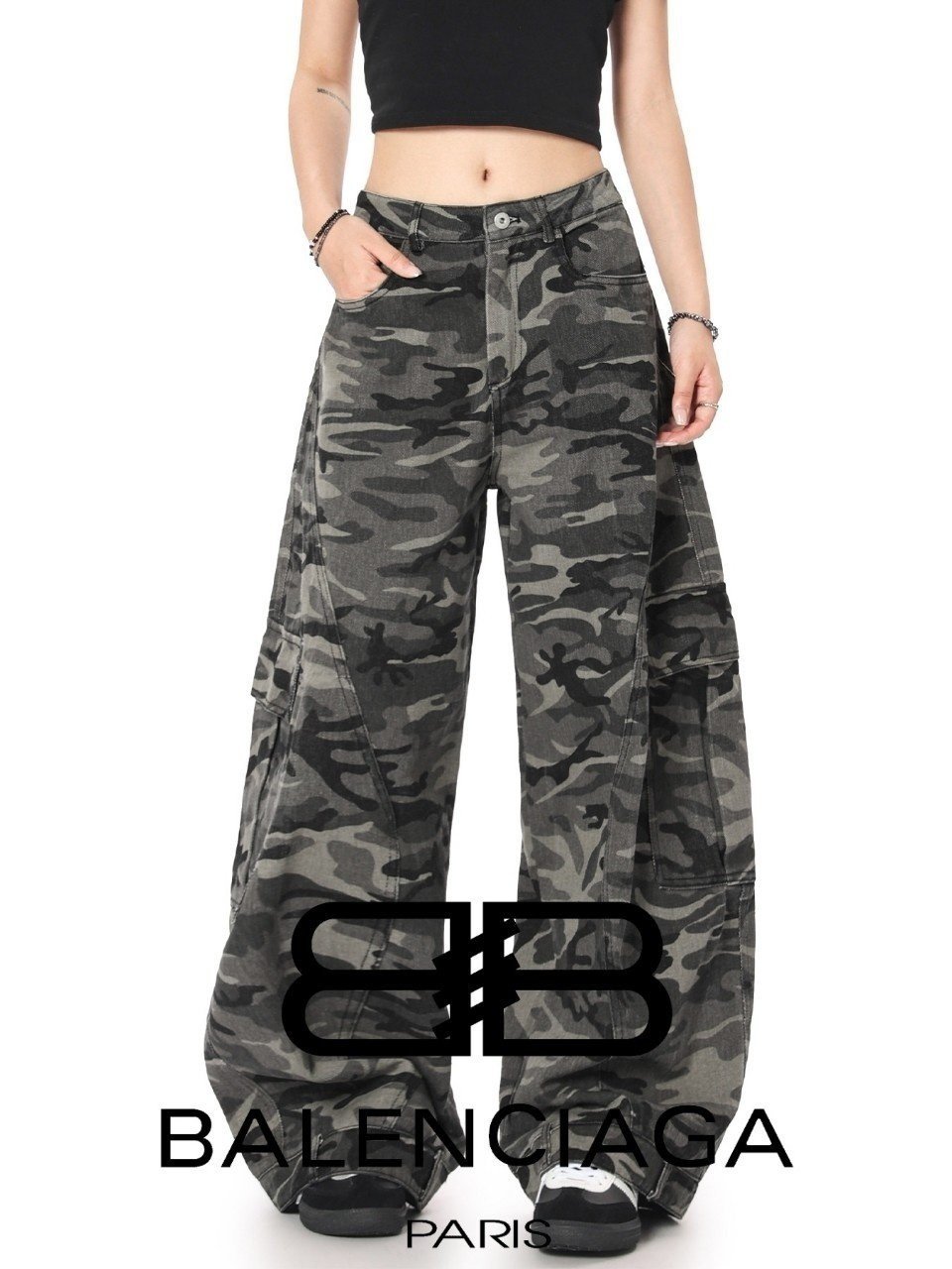 BALENCIAGA 발렌시아가 카모 카고 팬츠