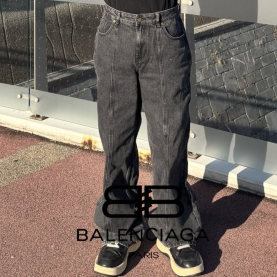 BALENCIAGA 발렌시아가 와이드 흑청 레그진