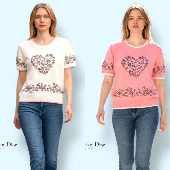 DIOR 디올 하트 니트