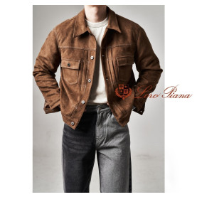 LOROPIANA 로로피아나 앰버 스웨이드 자켓 2COLOR