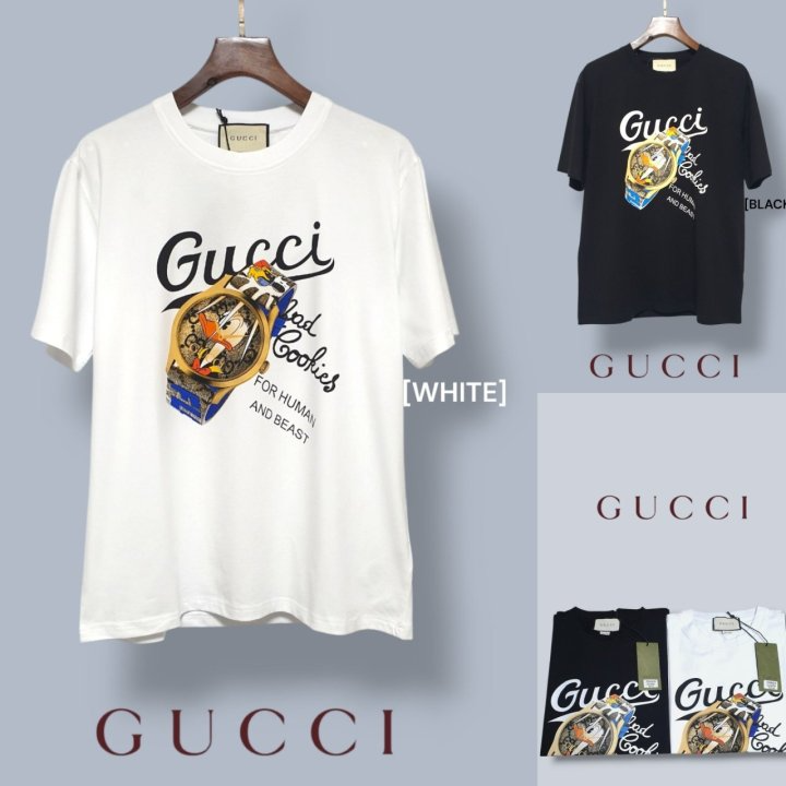 GUCCI 구찌 와치덕 반팔티