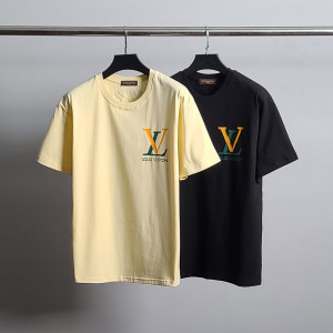 LOUIS VUITTON 루이비통 그래픽로고 코튼 반팔티