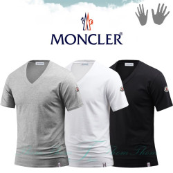 MONCLER 몽클레어 패치 V넥 반팔