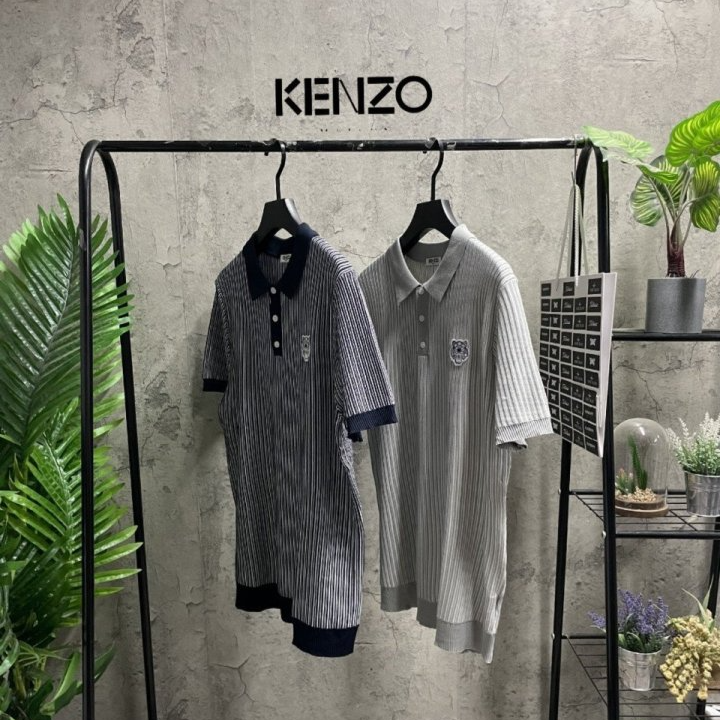 KENZO 겐조 카라 니트