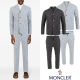 MONCLER 몽클레어 롬버스 3버튼 린넨 슬림핏 슈트