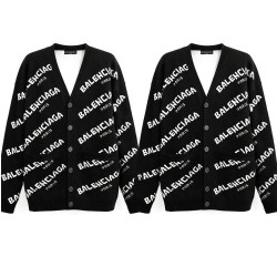 BALENCIAGA 발렌시아가 로고 울 가디건