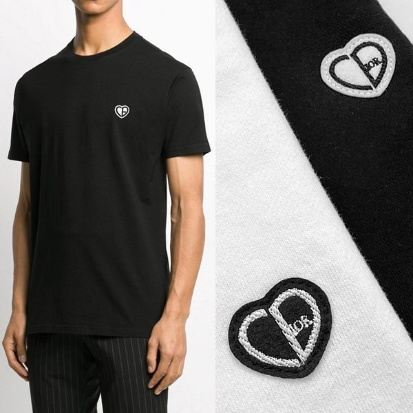 DIOR 디올 하트패치 반팔