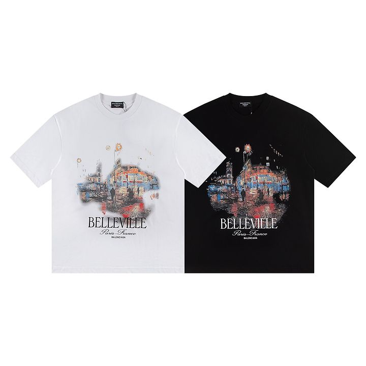 BALENCIAGA 발렌시아가 6476 벨빌 반팔