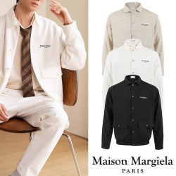 MAISON MARGIELA 메종마르지엘라 레터링 자수 린넨 자켓