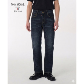 THOM BROWNE 톰브라운 슬림 일자 청바지(094)