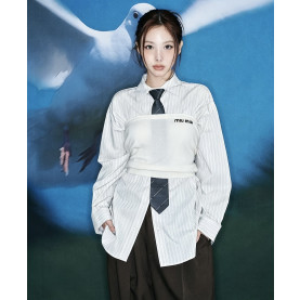 MIUMIU 미우미우 밴드 니트탑