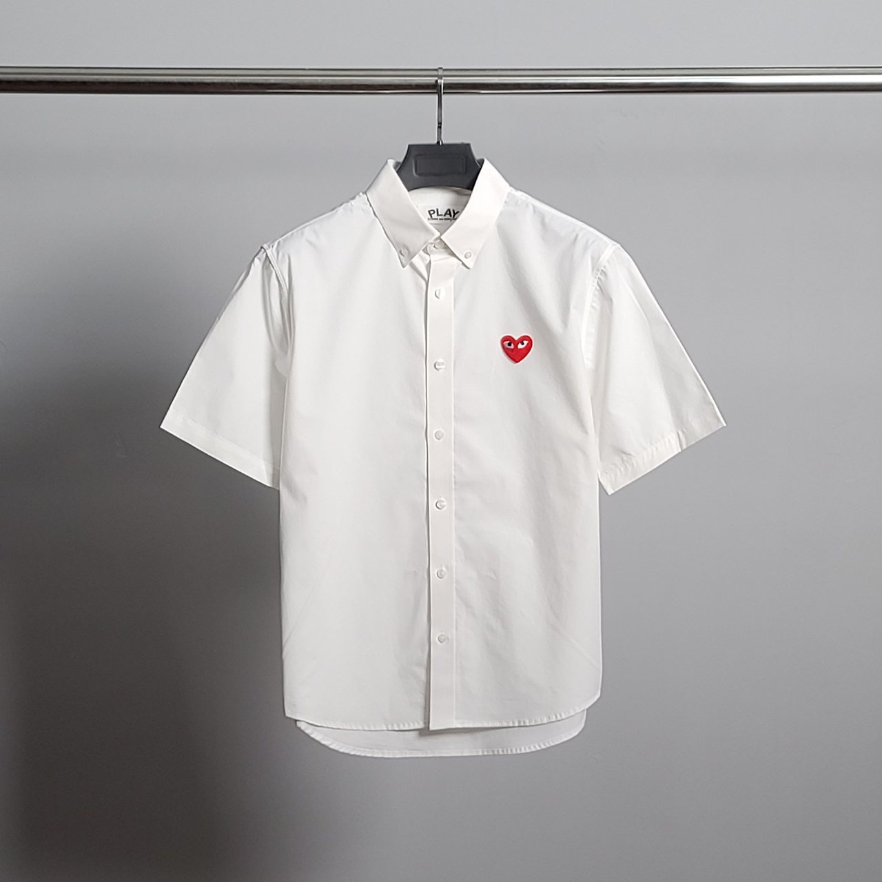 COMME DES GARCONS 꼼데가르송 레드와펜 클래식 반팔 셔츠