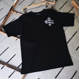 CHROME HEARTS 크롬하츠 플뢰르 레터링 자수로고  티셔츠